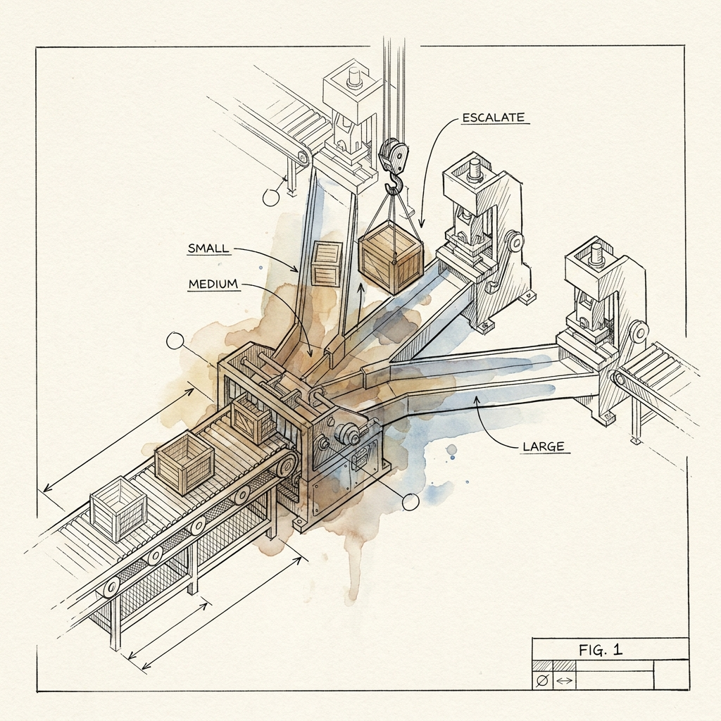 Teaching the Factory to Pick Its Own Tools